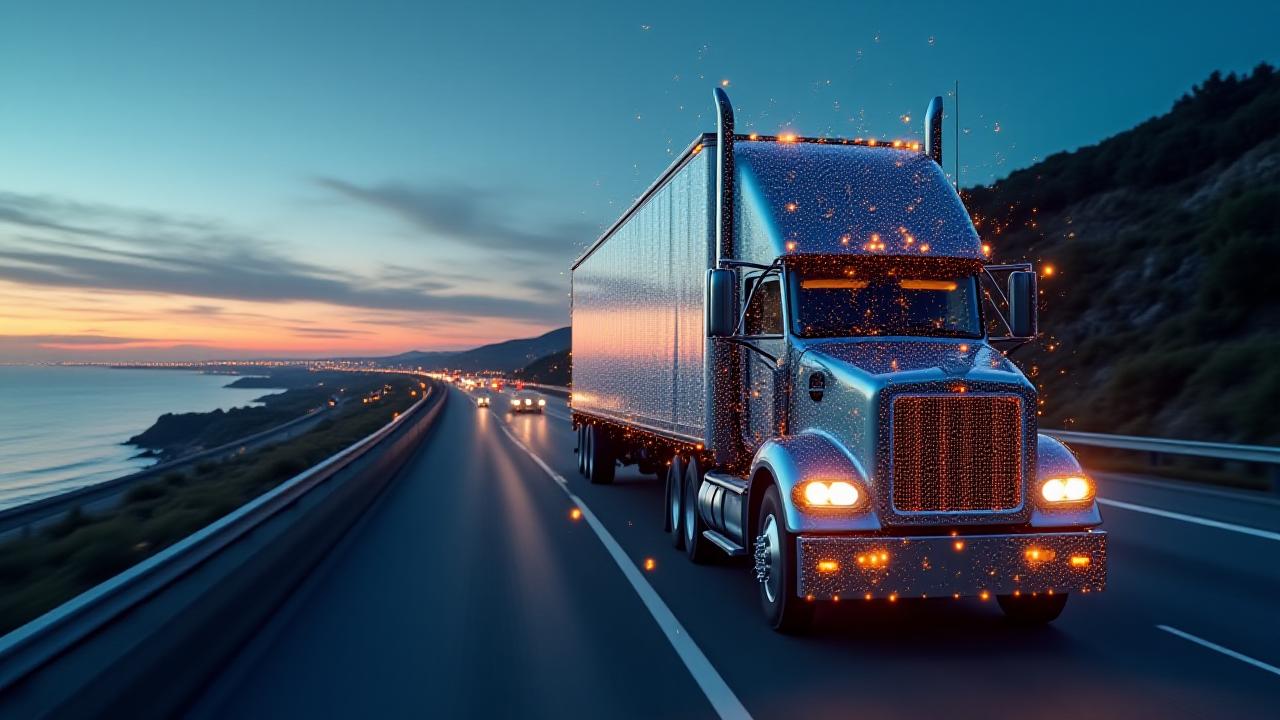 Strategic logistics map connecting US and Mexico hubs