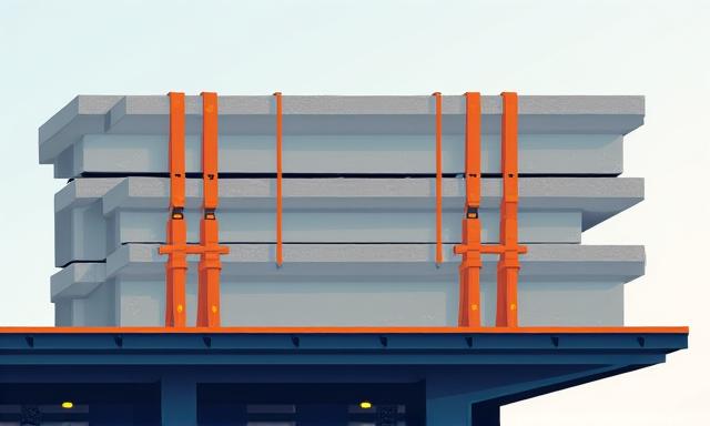 Specialized transport of precast concrete and bridge beams